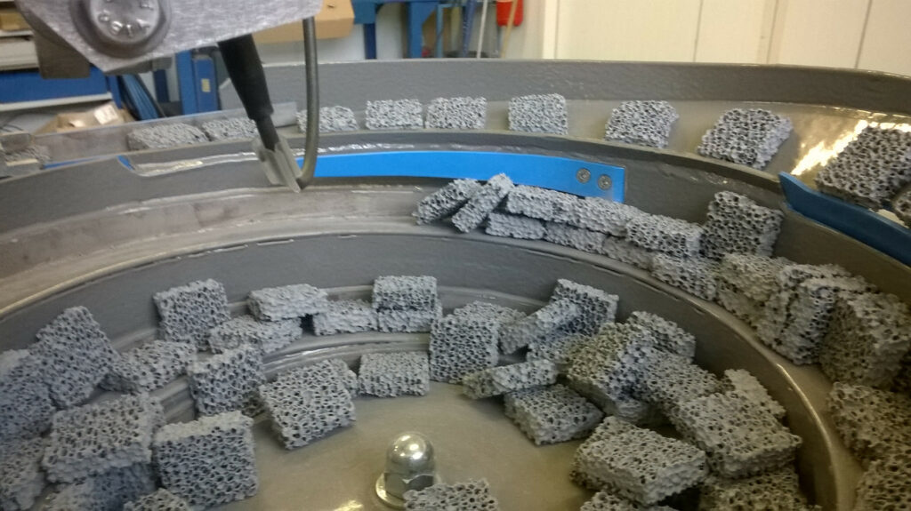 bol vibrant pour pièces abrasives dalaudiere